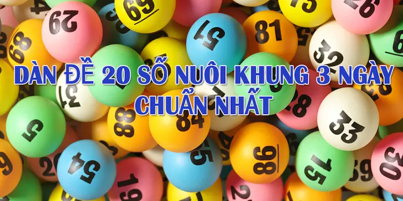 Dàn đề 20 số khung 3 ngày