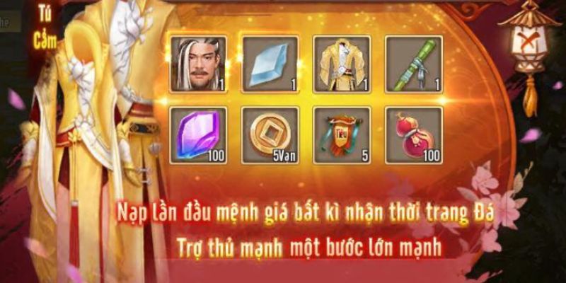 Ưu đãi 5 triệu nạp lần đầu tiên trong ngày hấp dẫn